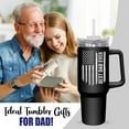 thumbnail image 6 of Father's Day Gifts for Dad from Daughter Son - Insulated 40 oz Tumbler with Straw and Handle - Fathers Day Birthday Gifts for Dad from Kids, Mens Birthday Gift Ideas, 6 of 6