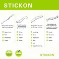 thumbnail image 2 of Set de Herramientas de Masaje STICKON Gua Sha de Acero Inoxidable en Forma de N, 2 of 7