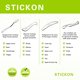 thumbnail image 2 of Set de Herramientas de Masaje STICKON Gua Sha de Acero Inoxidable en Forma de N, 2 of 7