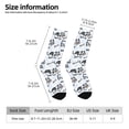 thumbnail image 2 of Honeii Cow With Fresh Milk Print Adult Socks,Crew Socks,Casual Calf Socks,Daily Wear Socks for Men & Women, Perfect for Sports, Casual and Everyday Use, 2 of 6
