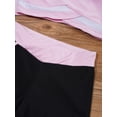 thumbnail image 6 of Jizyo Kids Training Outfit Sport Tracksuit Girls Dance Crop Hoodie Gymnastics Tank Top and Yoga Pink 8, 6 of 7