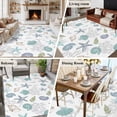thumbnail image 5 of 6'x9' Area Rugs, Coastal Starfish Indoor Outdoor Area Rug for Living Room Bedroom, Ocean Coral Shell Beach Marine Life Washable Bathroom Rugs Kitchen Floor Carpet Mats Home Decor Aesthetic, 5 of 8