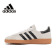 thumbnail image 3 of Pantalones cortos de tabla de corte bajo para hombre y mujer Adidas Original HANDBALL SPEZIAL LOW, color beige y gris, zapatos casuales a juego, 3 of 5