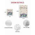 thumbnail image 7 of Hello Spring Kitchen Dish Towels for Drying Dishes Set of 4, Pastoral Purple Bottle Floral Rustic Burlap Waffle Weave Microfiber Hand Tea Bathroom Towels Quick Dry & Absorbent Towel 12x12, 7 of 7