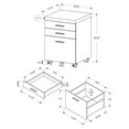thumbnail image 2 of Monarch Specialties Inc Monarch Specialties Filing Cabinet, 2 of 3