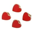 thumbnail image 2 of Miangastore 4 Pcs Broche de Vêtements Cœur Amour Épingle à Poitrine Collier de la Saint-Valentin (Rouge), 2 of 8