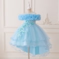 thumbnail image 5 of Ruyang Dresses for Teen Girls Flowy Embroidery Cold Shoulder Multi Layered Tulle Tutu Dresses Summer Princess Birthday Party Dresses, 5 of 9