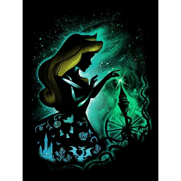 Diamond Art Painting Kits for Adults-Enchanted Diamond Painting Kits DIY 5D Full Drill Art Perfect for Wall Decor Gift (12x16inch)