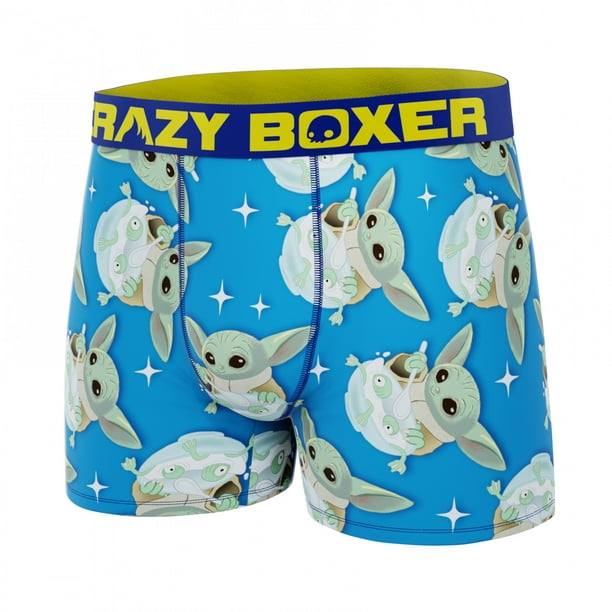 Crazy Boxers Star Wars The Child Grogu Boxer Briefs in Cereal Box-Large  (36-38) 