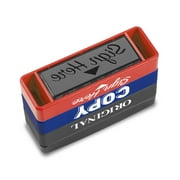 Stakz 3-in-1 Stackable Pre-inked Message Stamp - Original, Copy, Sign Here messages Included - 3 ink colors