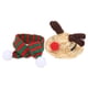 thumbnail image 3 of Dragón barbudo Gorro de Papá Noel Bufanda Reptil Sombrero de alce de paja ajustable y bufanda Disfraz de Navidad para fotos de fiestas navideñas(Sombrero de alce bufanda verde L Sombrero), 3 of 5