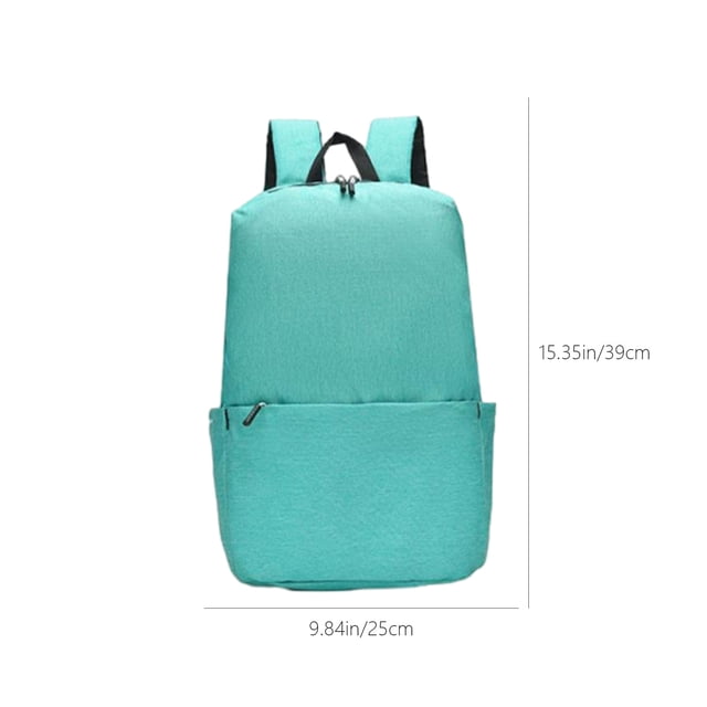 Water-Resistant Nylon Backpack, Lightweight Daypack for School or Travel, Adjustable Straps and USB Port