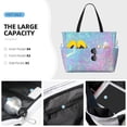 thumbnail image 3 of Balery Fantasy Gradient Beach Travel Bag - Water-Resistant, Large Capacity Lightweight Tote with 7 Pockets for Women and Men - Perfect for Beach, Pool, Gym, and Travel, 3 of 7