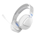 thumbnail image 3 of Auriculares para juegos con cable, receptor 2,4 G, Bluetooth, 4 modos, diadema ajustable, giratorios, ligeros, inalámbricos, color blanco y azul, 3 of 15