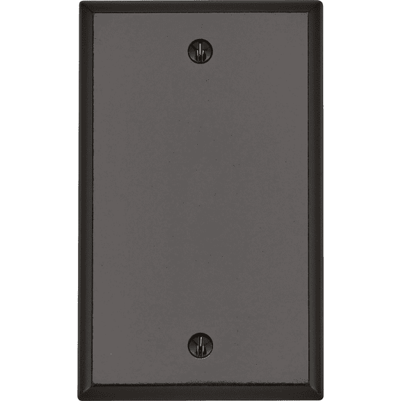 Leviton Wallplate in Brown — UL Listed for US Residential Electrical Code Compliance, Drop-in NEC-Standard Wiring