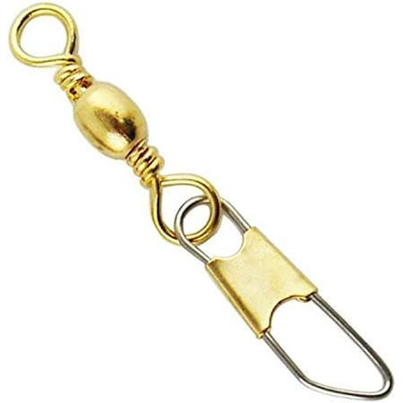 Beau Mac Snap Swivel Brass Size 14    7 pack