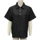 thumbnail image 4 of Ceisia Men Fashion Hollow Out Flap Short Gift Sleeve Casual Button Up Knitwear Shirts, 4 of 4