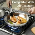 thumbnail image 2 of Koch Systeme CS 8 inch Stainless Steel Frying Pan, Small Skillet, Compatible with All Stovetops, Dishwasher and oven safe, 2 of 7