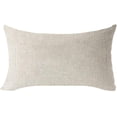 thumbnail image 2 of Housse de Coussin Carrée en Coton Lin Écossais Flocon de Neige Élan Animal 12x20 Pouces, 2 of 2