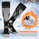 thumbnail image 2 of 2 pares de calcetines de esquí, calcetines largos de invierno, calcetines cálidos para snowboard, calcetines gruesos unisex, calcetines térmicos para deportes al aire libre, talla L, 2 of 7