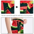 thumbnail image 3 of Watermelon Stylish Summer Chiffon Beach Dress with Polyester Straps - Women's Summer Dresses, 3 of 6