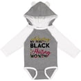 thumbnail image 3 of Inktastic Celebrating My First Black History Month for Kids Boys or Girls Long Sleeve Baby Bodysuit, 3 of 5