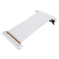 thumbnail image 1 of PCIE 4.0 X16 Riser Cable, Flexible Double Sided 180 Degree GPU Extension Cable, Graphics Card Extension Cable, GPU Extender Riser Cable for RTX 4090 4080 4070 4060 RX 7900, 1 of 7