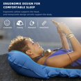 thumbnail image 5 of CHUNYAN Ultra-light self-inflatable double mattress Thickened sleeping mattress Spliced inflatable bed Beach Picnic Travel Camping tent air mattress, 5 of 6