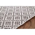thumbnail image 4 of Nuloom 8' x 10' Tapis de Treillis de Coton à la Main en Gris, 4 of 4