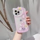 thumbnail image 3 of Sanrio Hello Kitty Cute Cases For iPhone 15 14 13 12 11 Pro Max XR XS 7 8 Plus SE Luxury Cartoon Transparent Cover Lady Girl Y2K, 3 of 5