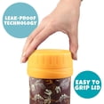 thumbnail image 3 of Bentology Stainless Steel Insulated 13oz Lunch Jar Thermos for Kids- Dinosaur- Large Leak-Proof Storage for Hot or Cold Food, Soup, Liquid w Wide Mouth-BPA Free for Back to School Lunch Boxes, Bags, 3 of 4