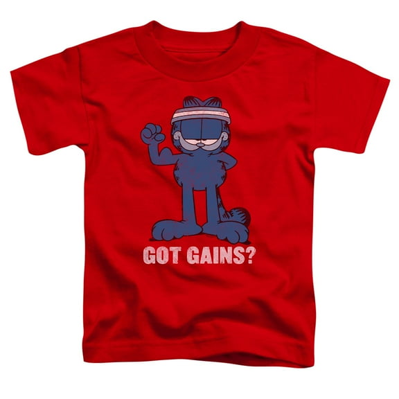 Garfield - Got Gains - Toddler Short Sleeve Shirt - 4T