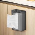 thumbnail image 4 of Wall Mounted Tissue Box Holder for Bathroom and Office - Inverted Paper Towel and Face Towel Storage Organizer, 4 of 5