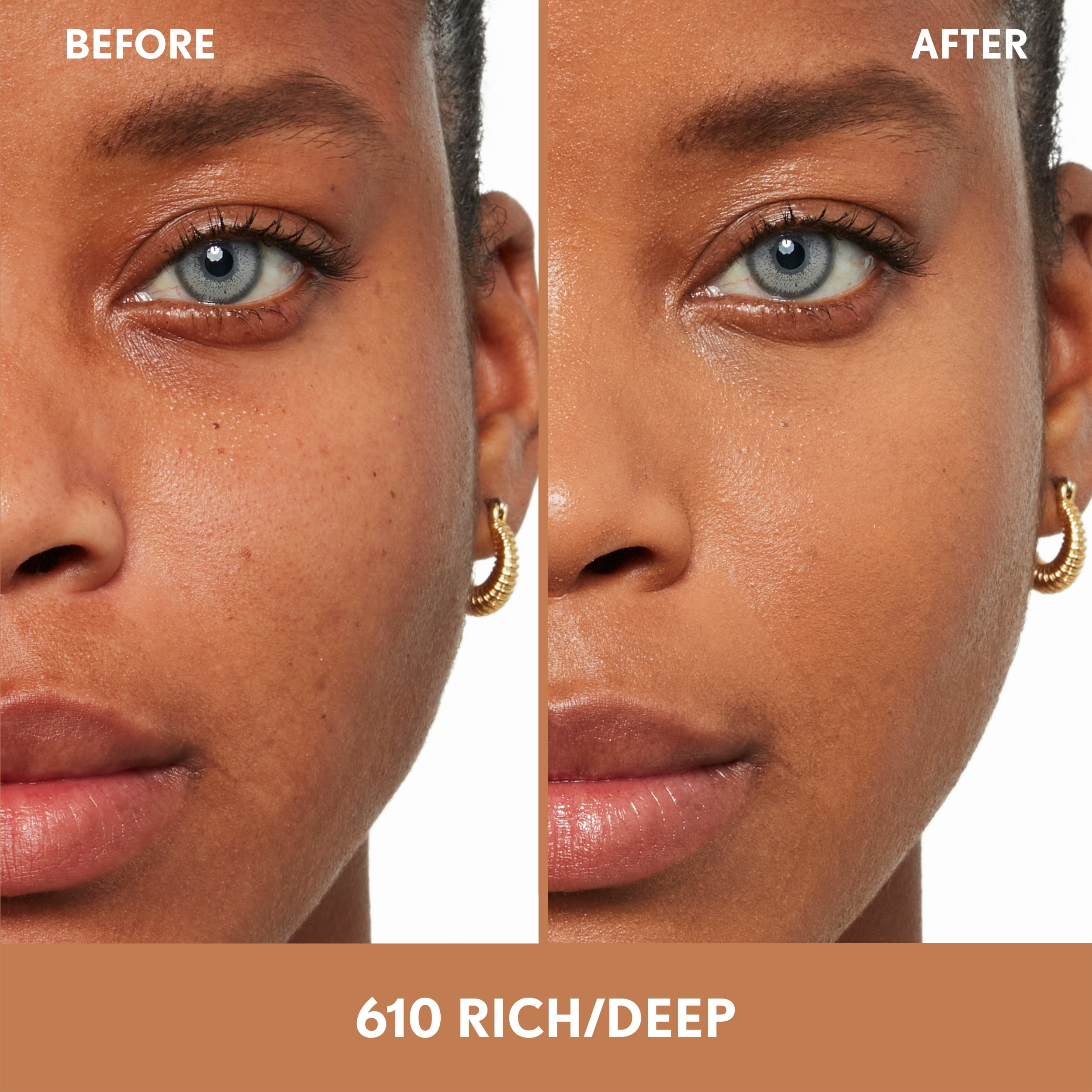 (3 pack) COVERGIRL Clean Fresh Nourishing Skin Tint, Dewy Finish, Rich/Deep, 1 fl oz (Packaging May Vary)
