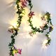thumbnail image 1 of RoserattanlightstringLEDfoamsmallwhiteflowerrattanlightstringweddingindoorbalconydecorativelight, 1 of 5