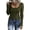 Army Green, variant on Viikei Sweatshirts for Women Crewneck,Women's Casual Solid Color Buttons Long Sleeve V-Neck Loose Shirt Blouse Top Mint Green M