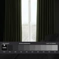 thumbnail image 2 of Exclusive Fabrics  Signature Extra Wide Blackout Velvet Curtain (1 Panel) Hunter Green 100 x 84 84 Inches, 2 of 5