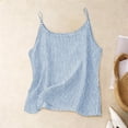 thumbnail image 2 of Gamivast Camisole Tops for Women Scoop Neck Sleeveless Casual Everyday Wear Tank Tops Loose Fit Striped Pattern Lightweight Flowy Basic Tees And Tanks Going Out Summer Tops, 2 of 8