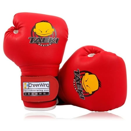 Cheerwing PU Leather Kids Boxing Gloves Children Cartoon Sparring Training Sandbag