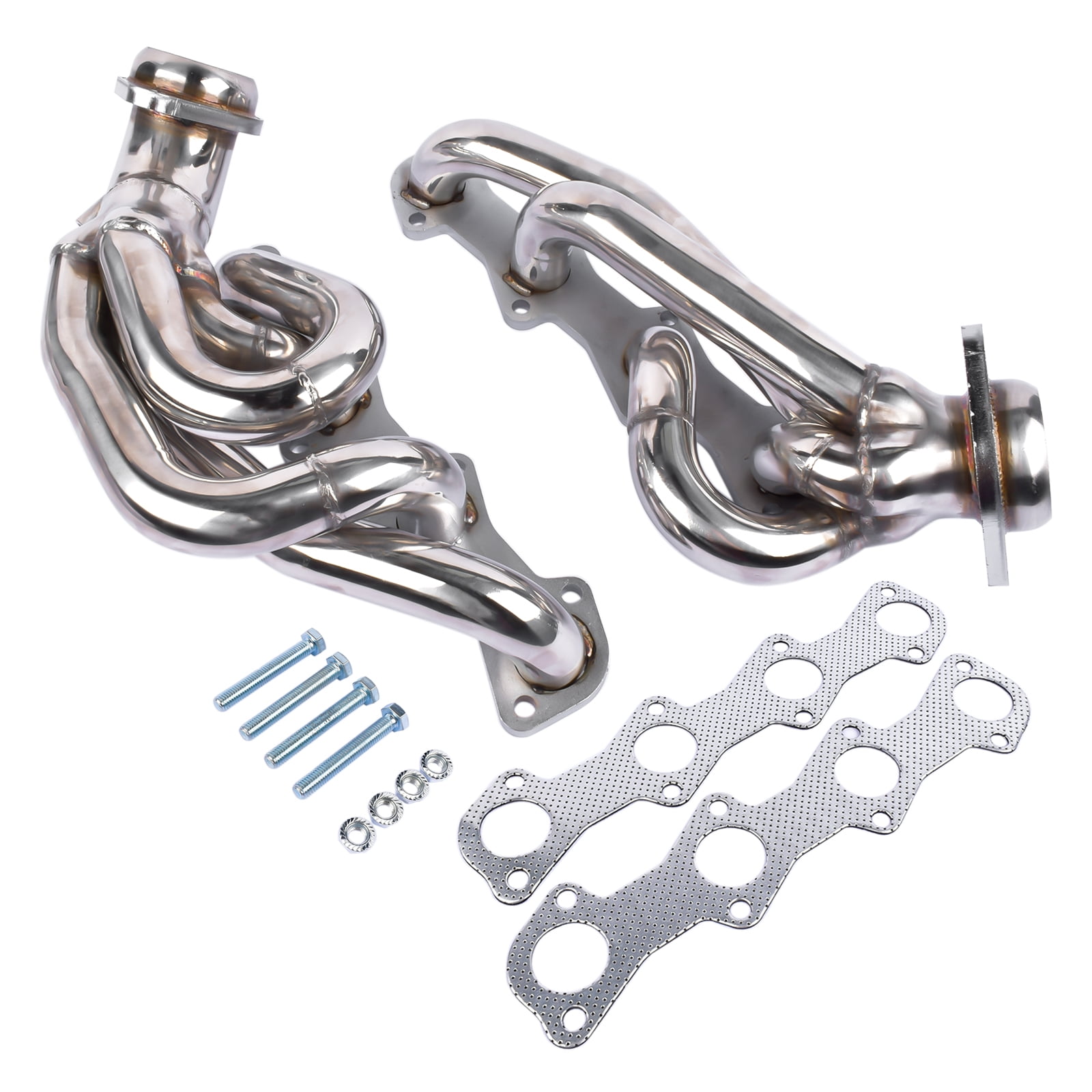GELUOXI Shorty Exhaust Manifold Header for Ford F150 F250 Expedition 1997-2003 5.4L V8 Stainless