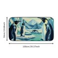 thumbnail image 5 of Shiartex Penguins Ice Mountains Non-Slip Entrance Mat for Home Outside Entry Doormat Burlap Felt Flooring Courtyard 19.68*39.37 in, 5 of 6