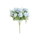 thumbnail image 2 of Ramo de rosas artificiales Ounissouiy decorativo tela azul HA084330-03, 2 of 6