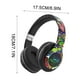 thumbnail image 3 of Puntoco Auriculares Bluetooth con diadema Auriculares inalámbricos Bluetooth Graffiti Live Auriculares, 3 of 3