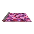 thumbnail image 2 of Ahgly Company Indoor Round Abstract Pink Modern Area Rugs, 7' Round, 2 of 4