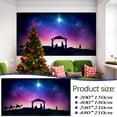 thumbnail image 4 of BOBOMOTI Christmas Garage Door Cover Holy Nativity Christmas Holiday Garage Door Banner Religious Banner Background for Xmas Holiday Outdoor Home Party Supplies, 4 of 6