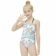 thumbnail image 4 of Cinnamoroll Girls One Piece Swimsuits Hawaiian Summer Swimwear Beach Bathing Suit Outfits, 4 of 7