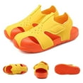 thumbnail image 4 of Gubotare Baby Water Shoes Toddler Kid Water Shoes Girl's Boy's Beach Quick Dry Swim Shoes Lightweight Barefoot Non-Slip Aqua Shoes(Little Kid/Big Kid) (Orange,Little Kids 12.5), 4 of 7