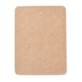 thumbnail image 2 of Blank Kraft Paper Jewlery Display Cards Rectangle BurlyWood 7.8x5.8x0.05cm Hole: 1.5mm, 2 of 3