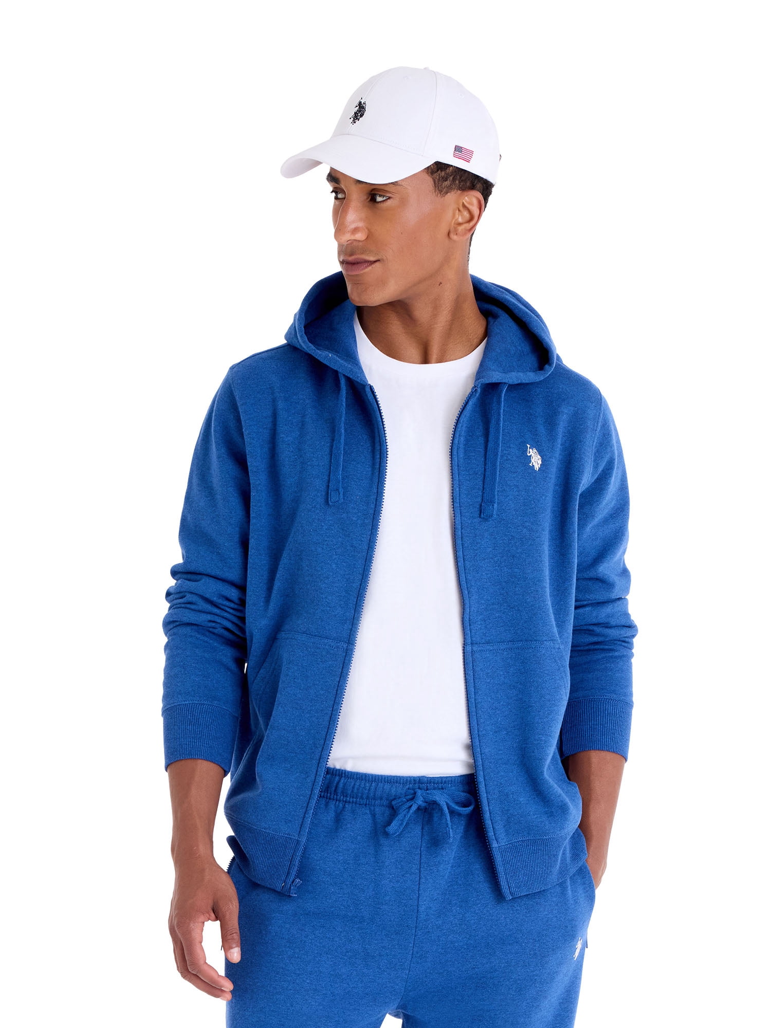 U.S. Polo Assn. Men's Everyday Full Zip Fleece Hoodie