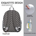thumbnail image 5 of Rustic Farmhouse Plaid Print Backpack, Cute Small School Bag, Lightweight and Compact Travel Backpack, 5 of 6